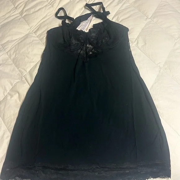 Victoria's Secret | Intimates & Sleepwear | Victorias Secretmodal Lace Cupped Mini Slip Dress | Poshmark Victoria's Secret | Intimates & Sleepwear | Victorias Secretmodal Lace Cupped Mini Slip Dress | Poshmark